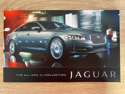 ORIGINAL JAGUAR THE ALL NEW XJ COLLECTION BROCHURE IN A4 COVER