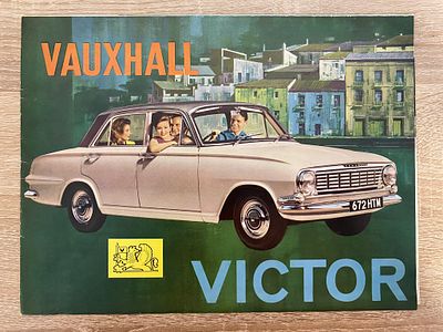 ORIGINAL VINTAGE VAUXHALL VICTOR BROCHURE IN A4 COVER