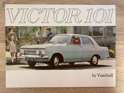 ORIGINAL VINTAGE VAUXHALL VICTOR 101 BROCHURE IN A4 COVER