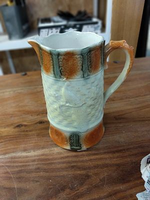 VERY NICE ANTIQUE POTTERY WATER JUG