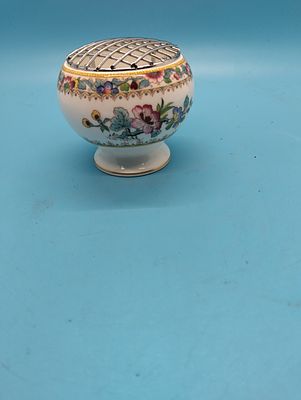 SMALL Vintage Coalport - Ming Rose fine bone china miniature rose bowl.