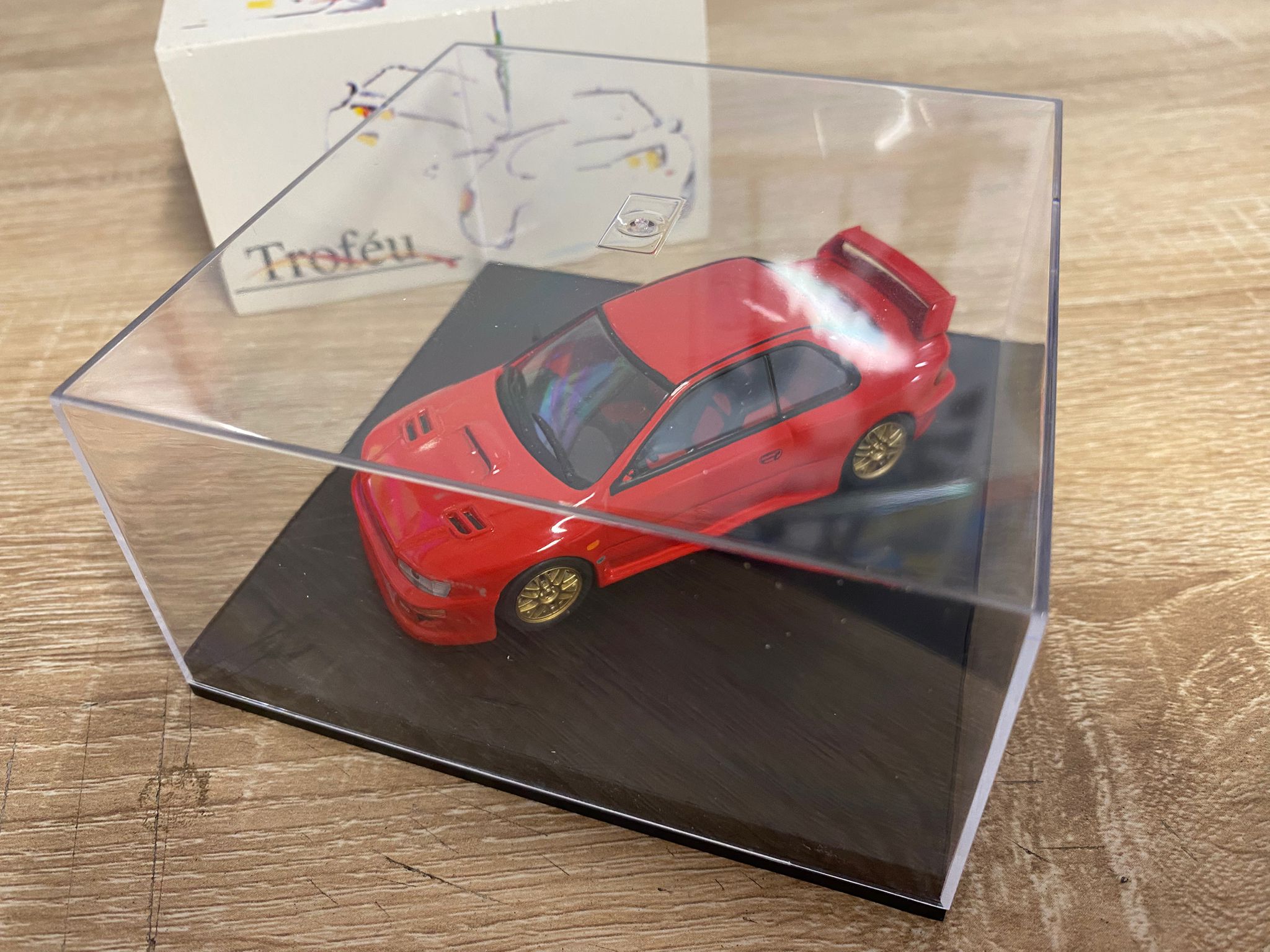 FANTASTIC BOXED SUBARU 22B WRC ROAD CAR RED