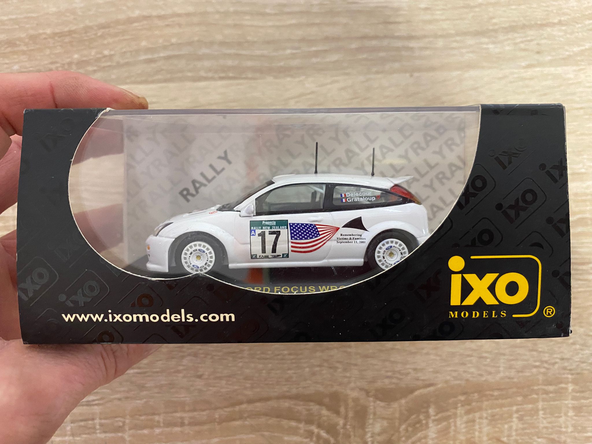 FANTASTIC IXO BOXED FORD FOCUS WRC17 REMEMBERING 9/11