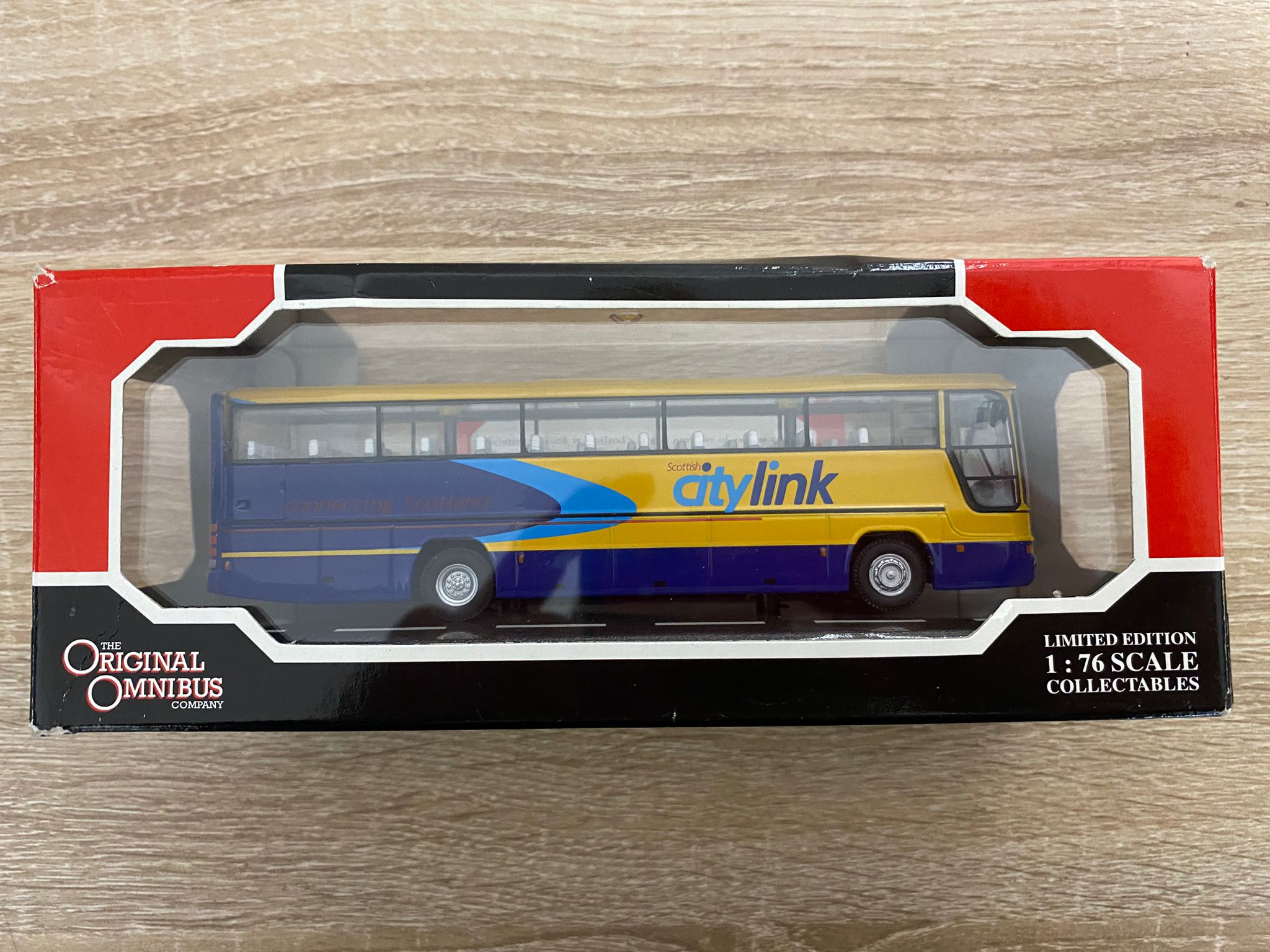 FANTASTIC BOXED ORIGINAL OMNIBUS CO SCOTTISH CITY LINK SINGLE DECKER BUS