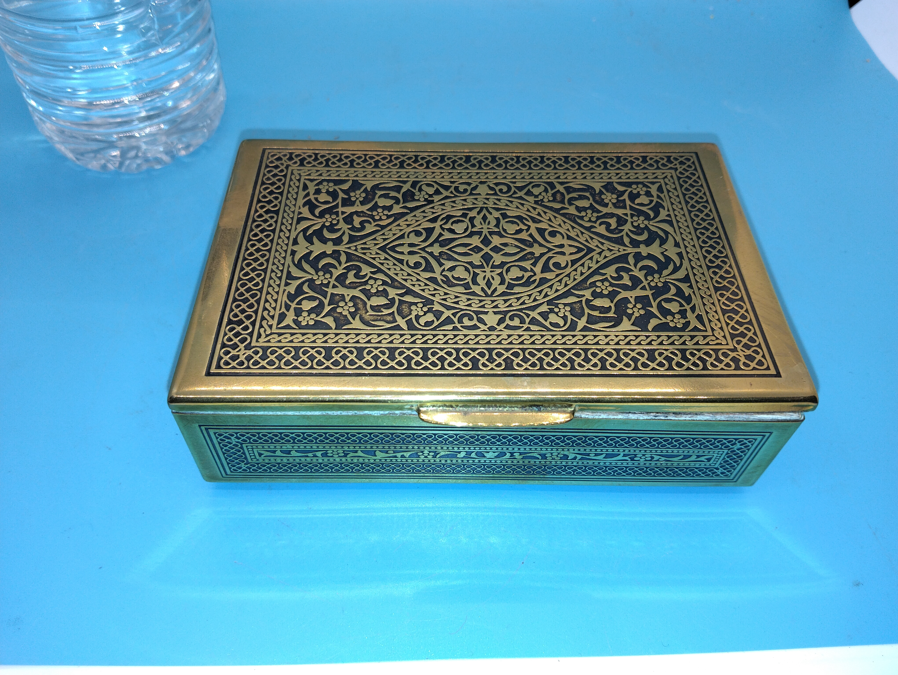 NICE BRASS MUSIC BOX Sound piece needs attention