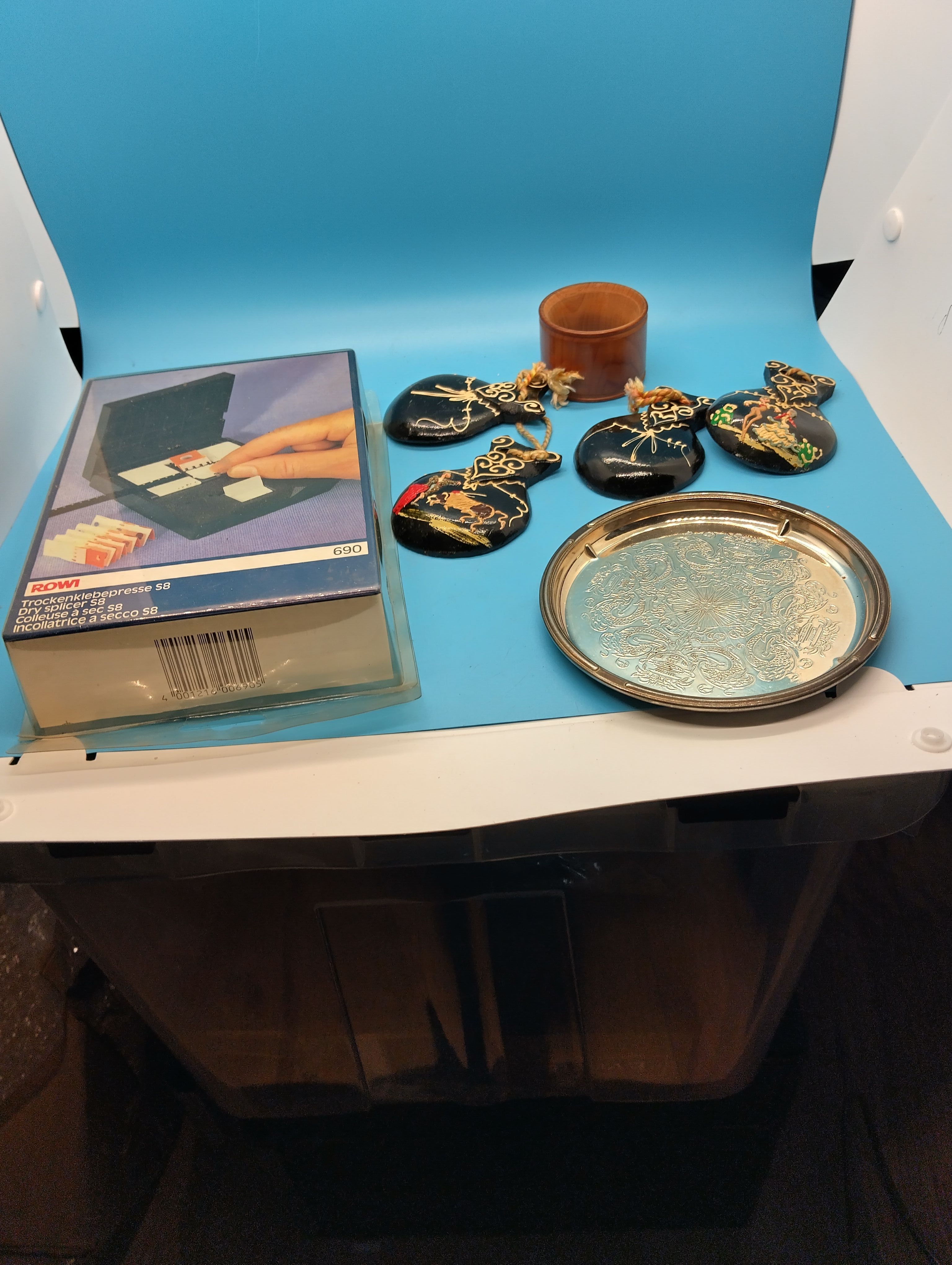 GOOD BOXED DRY SPLICER WHITE METAL TRAY ETC