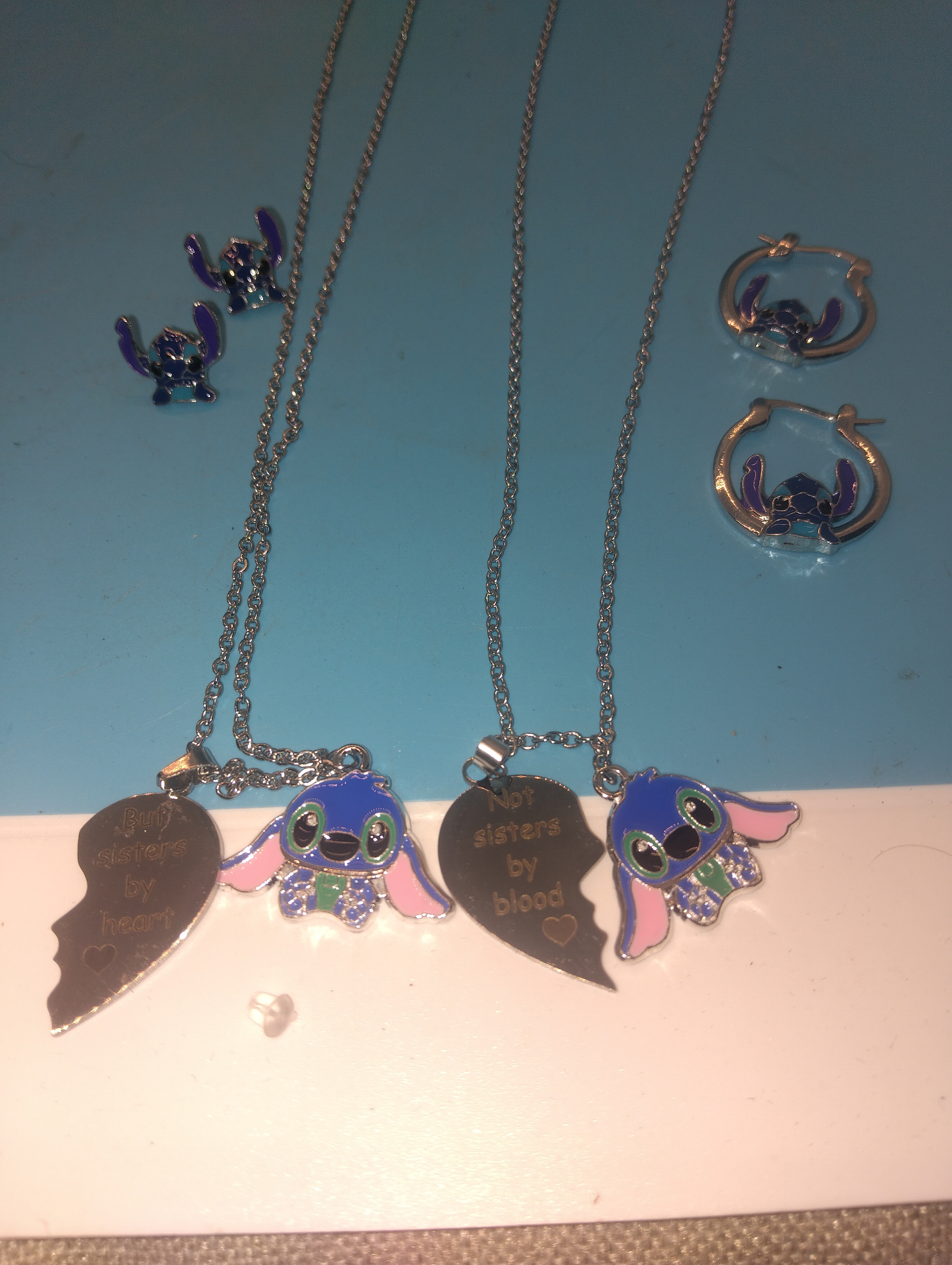 NEW STITCH NECKLACE AND EARINGS SETS