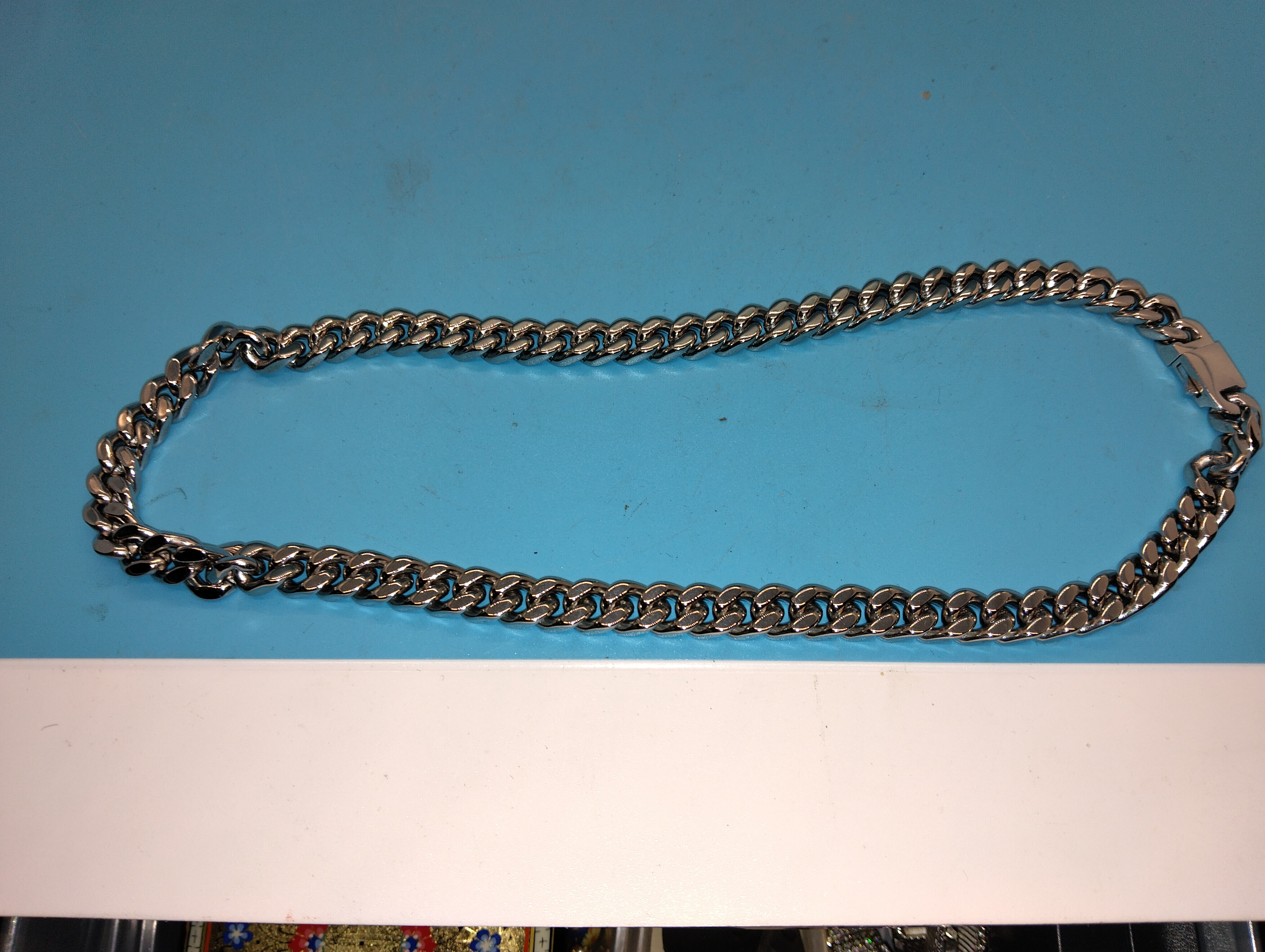NEW HEAVY STAINLESS STEEL GENTS BRACELET
