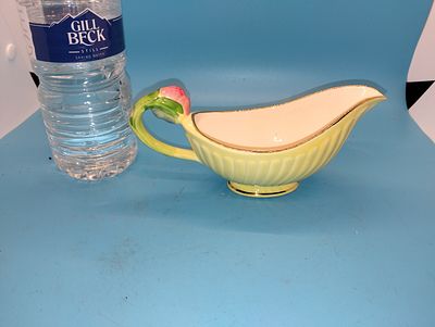 VERY NICE SMALL CROWN DEVON GRAVY BOAT