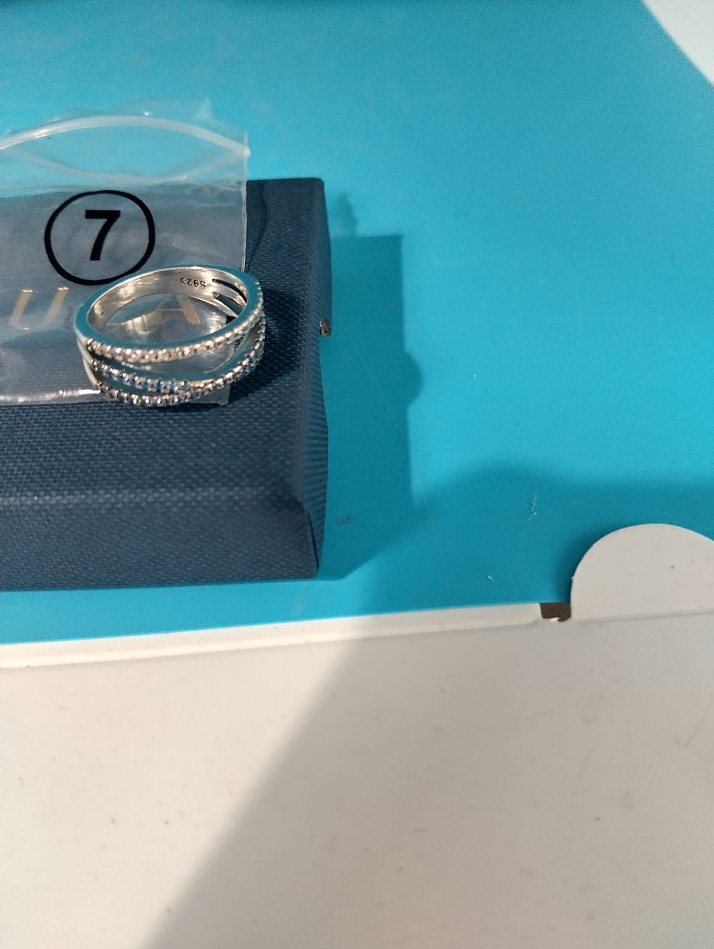 NEW BOXED MULA S925 Sterling Silver Ring TRIPLE CIRCLE Design
