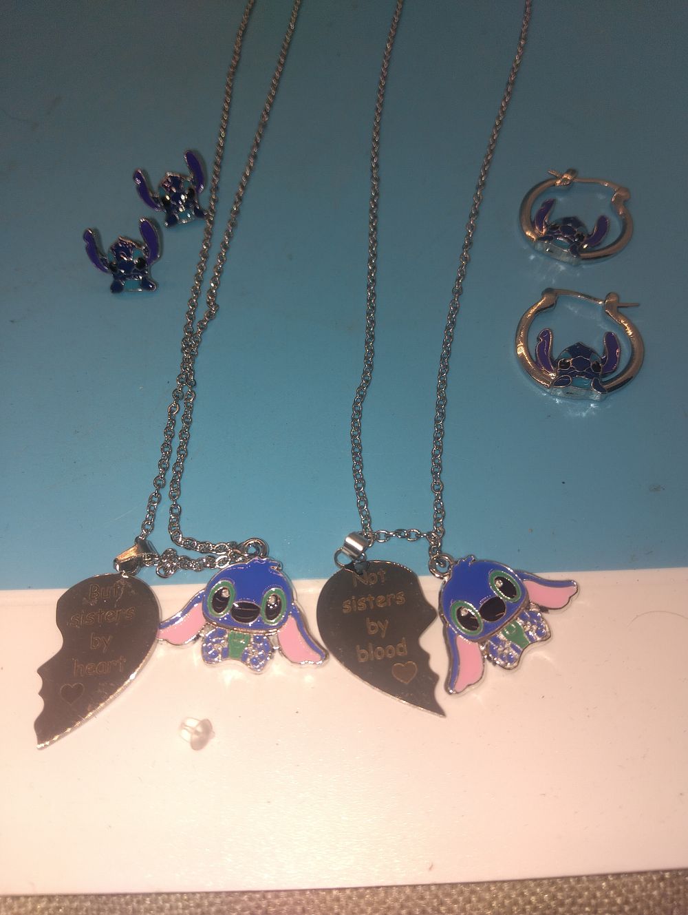 NEW STITCH NECKLACE AND EARINGS SETS