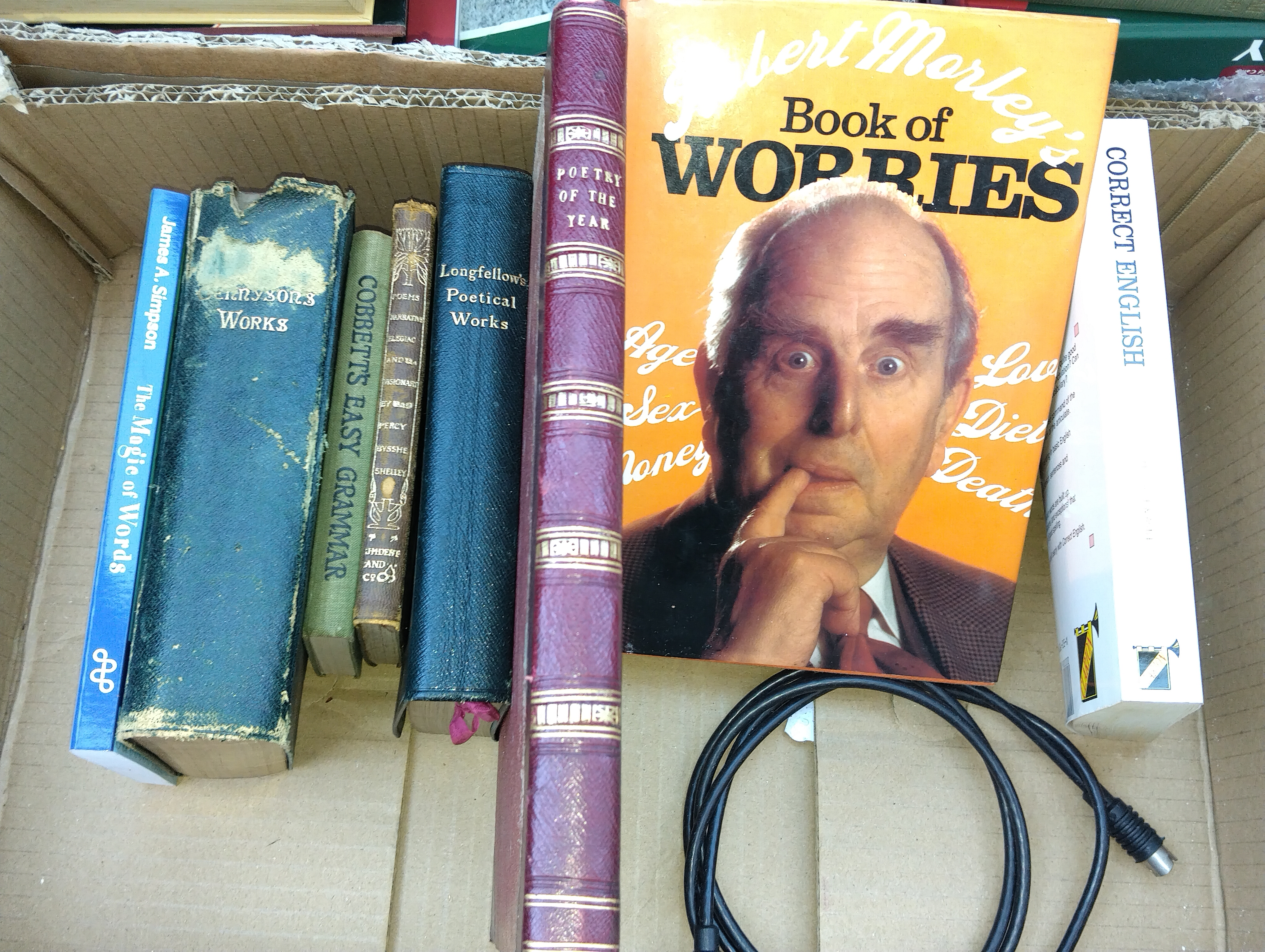 SELECTION OF POETRY AND WORDS VINTAGE BOOKS