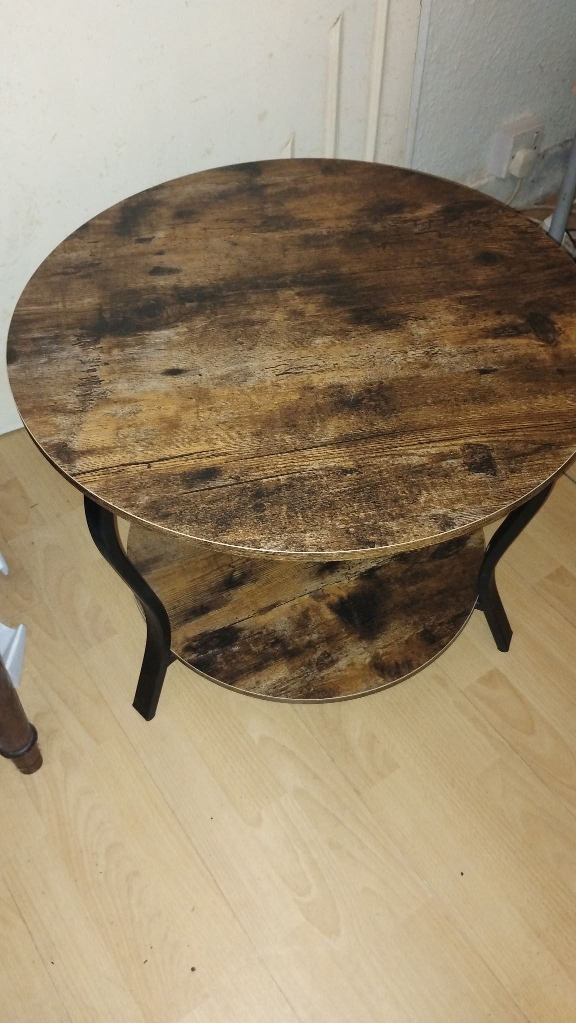 NEW BOXED LOVELY TWO TIER RUSTIC COFFEE TABLE