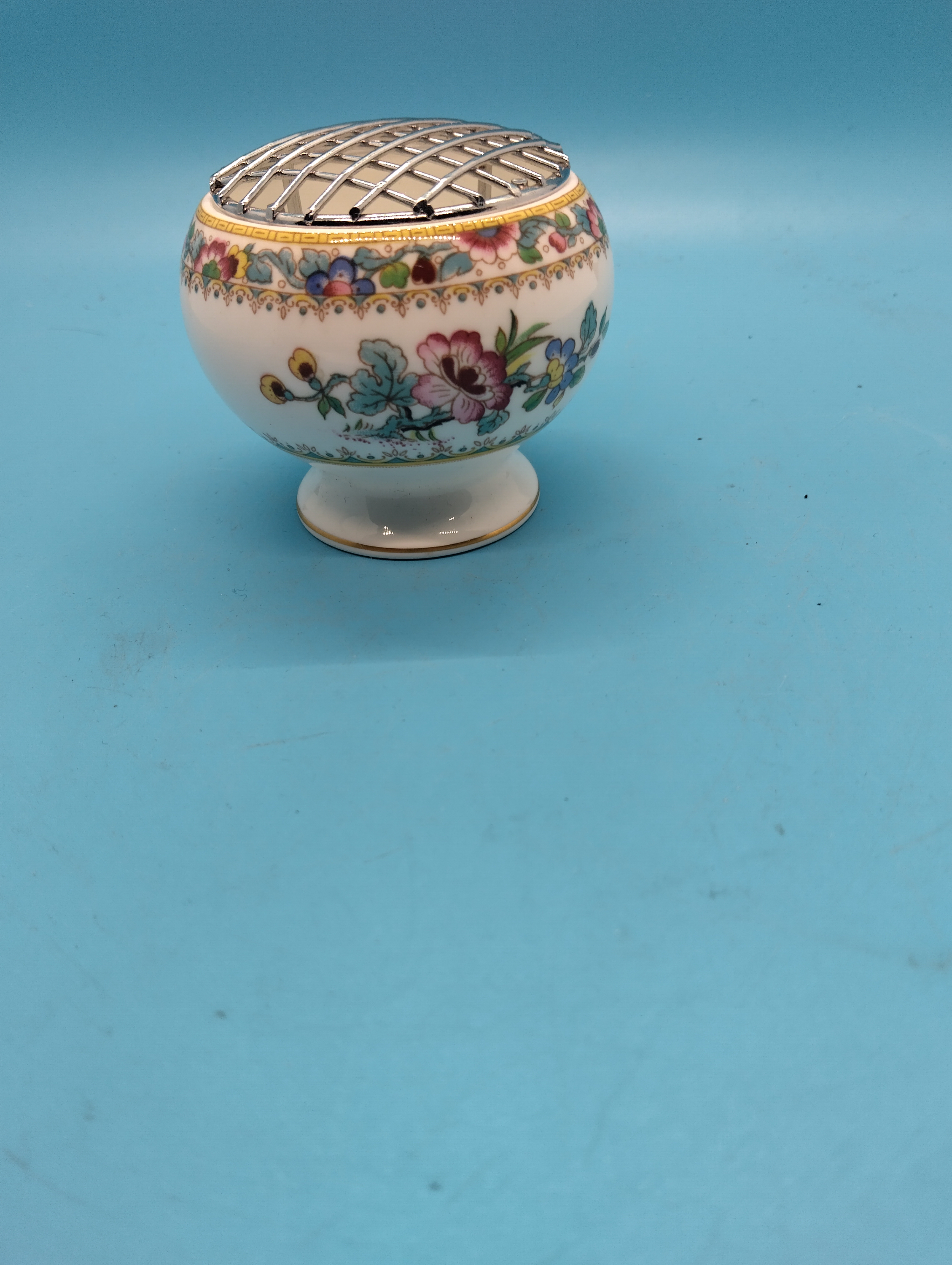 SMALL Vintage Coalport - Ming Rose fine bone China miniature rose bowl