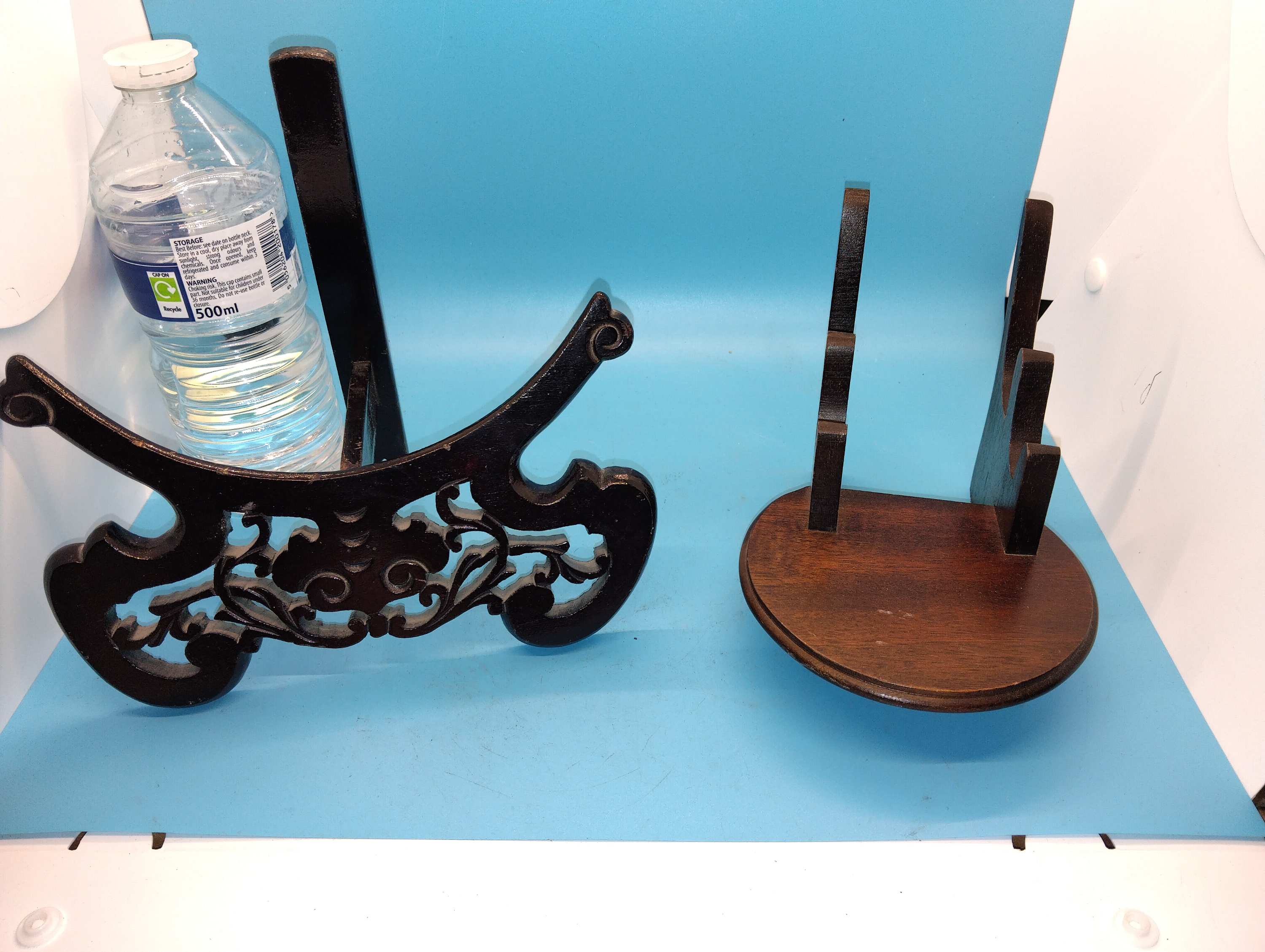 TWO VERY NICE DISPLAY STANDS