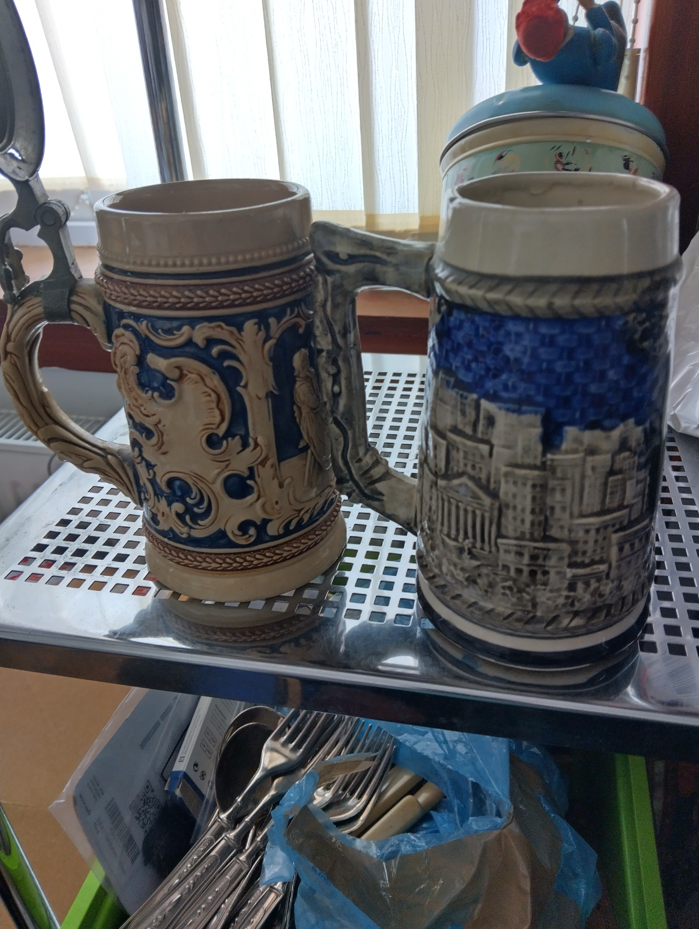 TWO GERMAN BEER STIENS