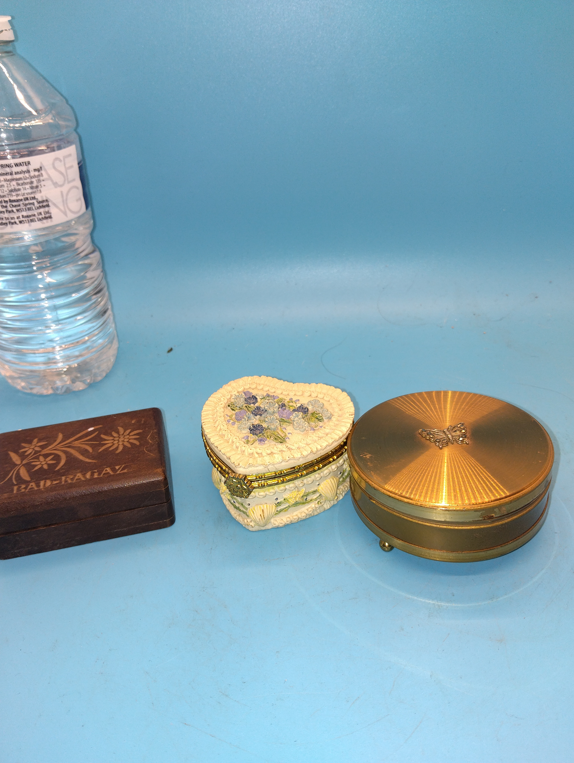 THREE TRINKET BOXES