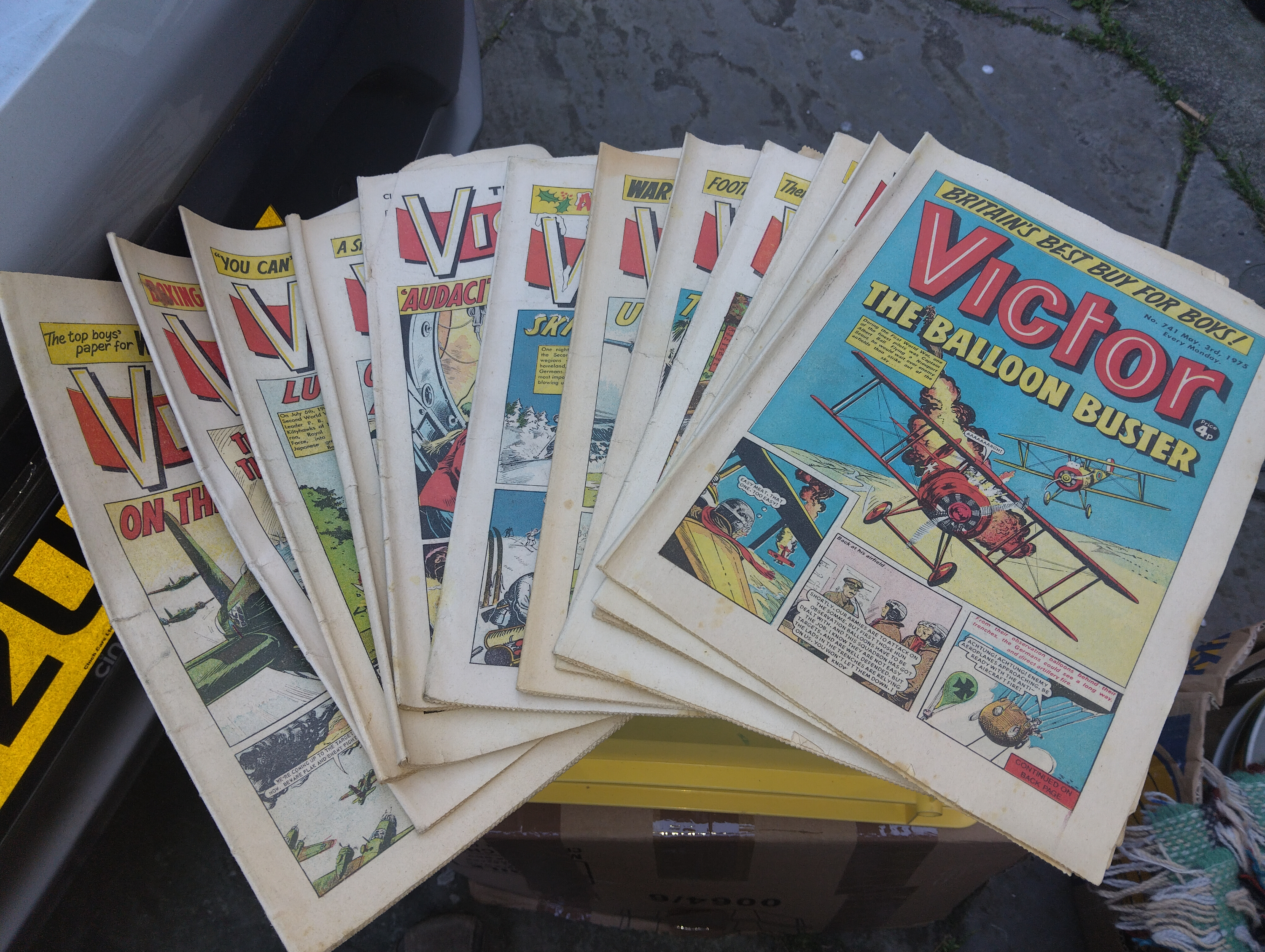 A Collection of Vintage Victor Comics