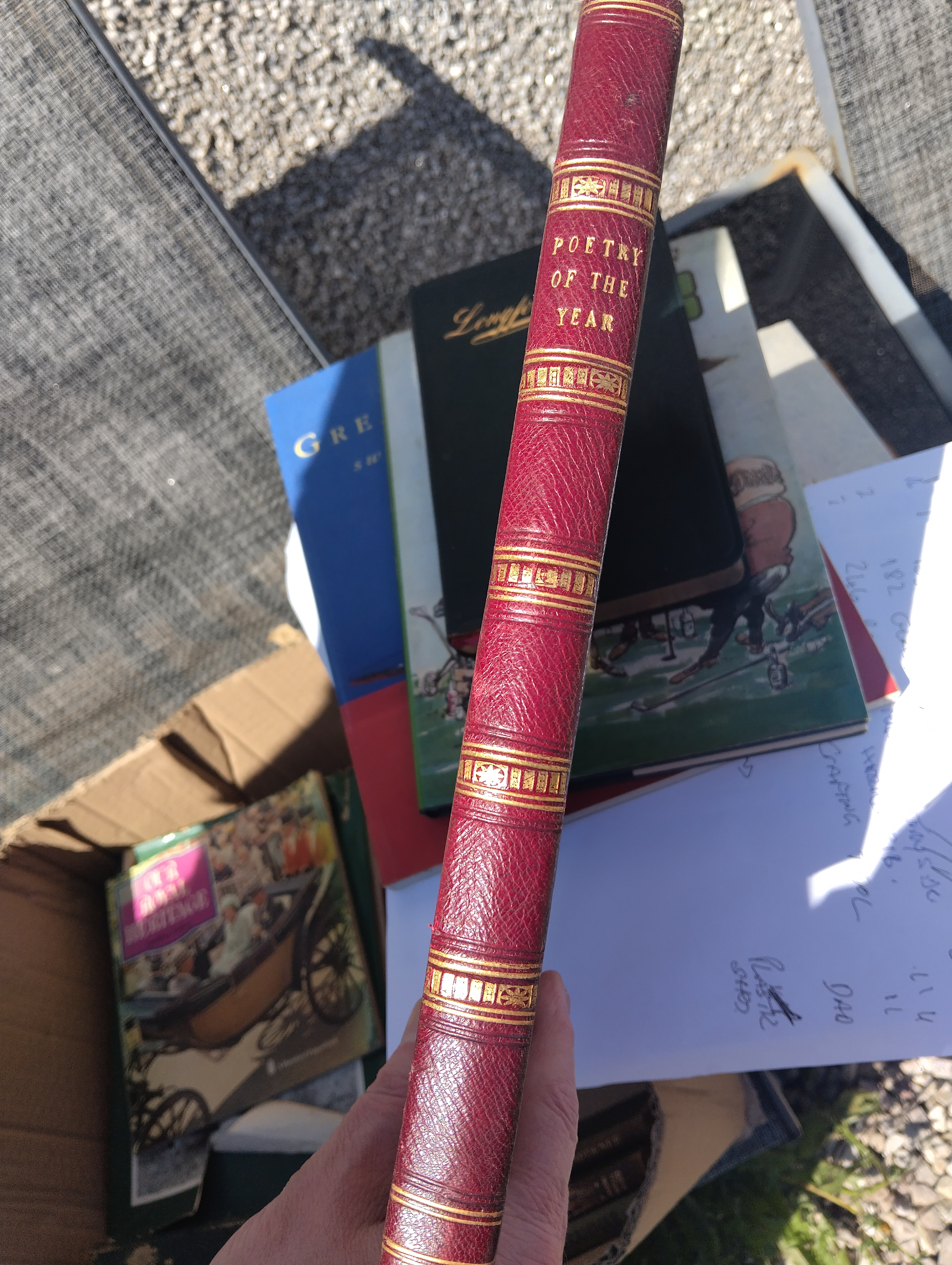 FINE POETRY BOOK OF THE YEAR VINTAGE Hardback Book