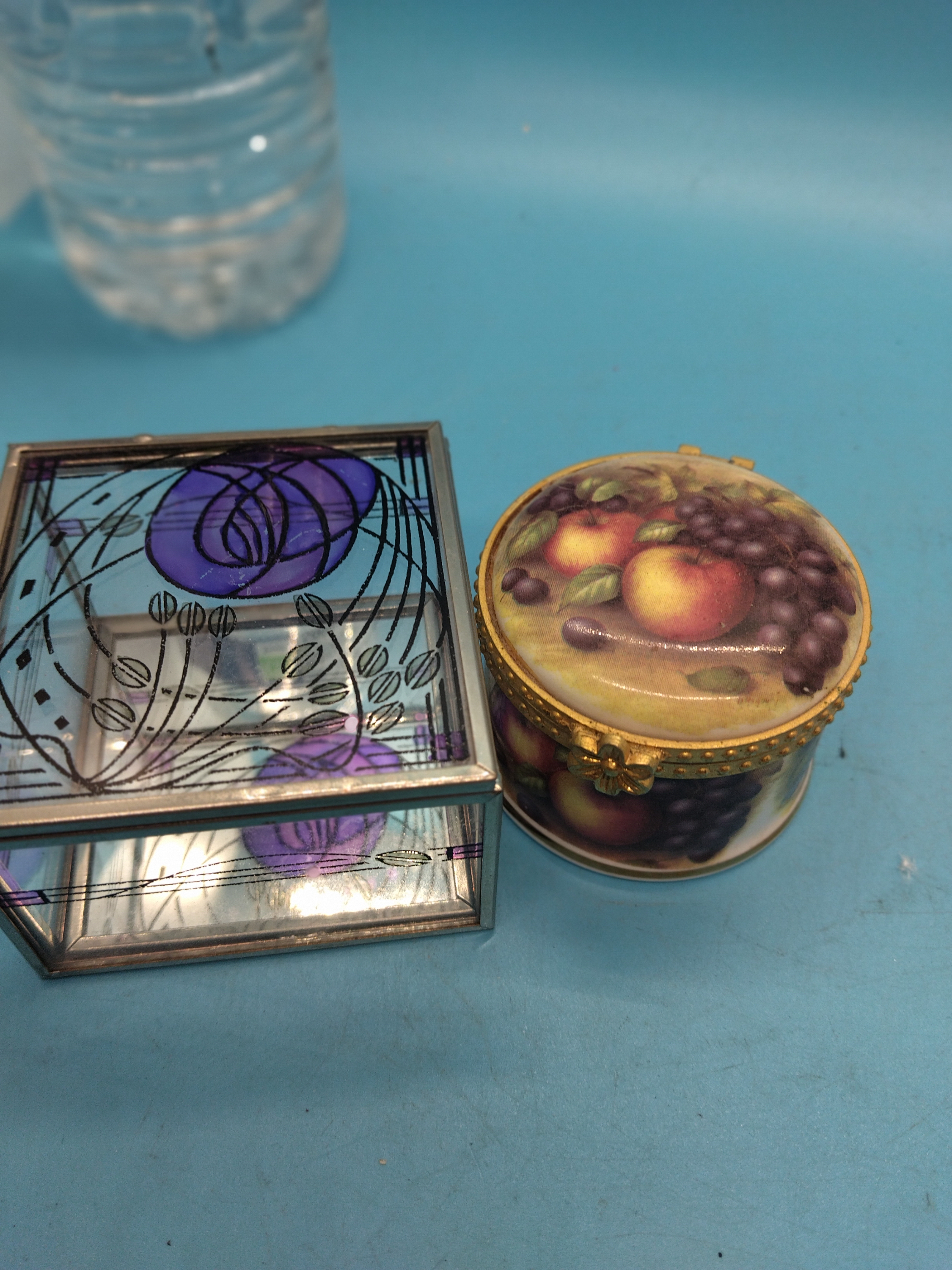 TWO VERY NICE TRINKET BOXES