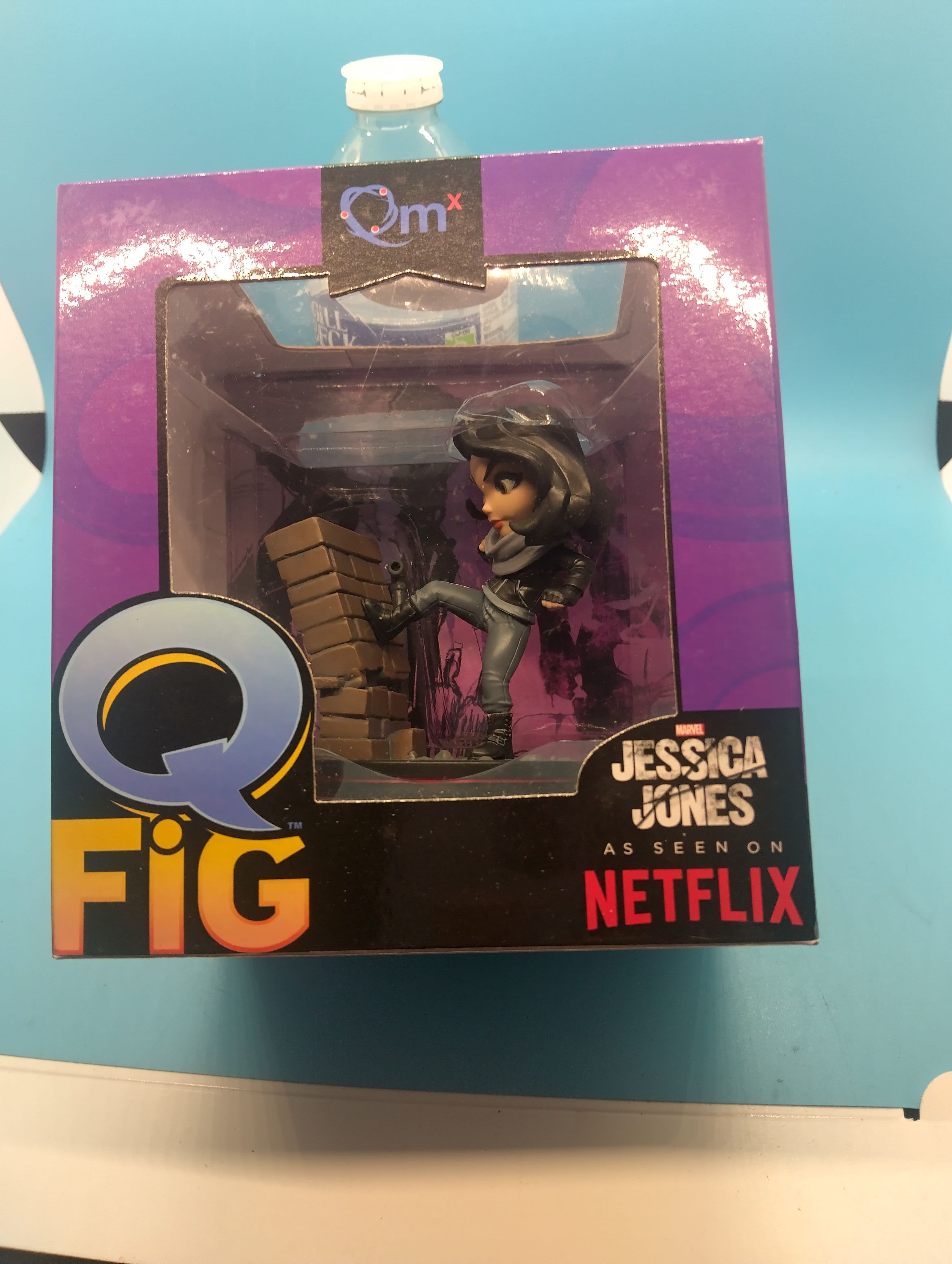 A Quantum Mechanix Marvel Jessica Jones Q-Fig PVC Diorama Figure