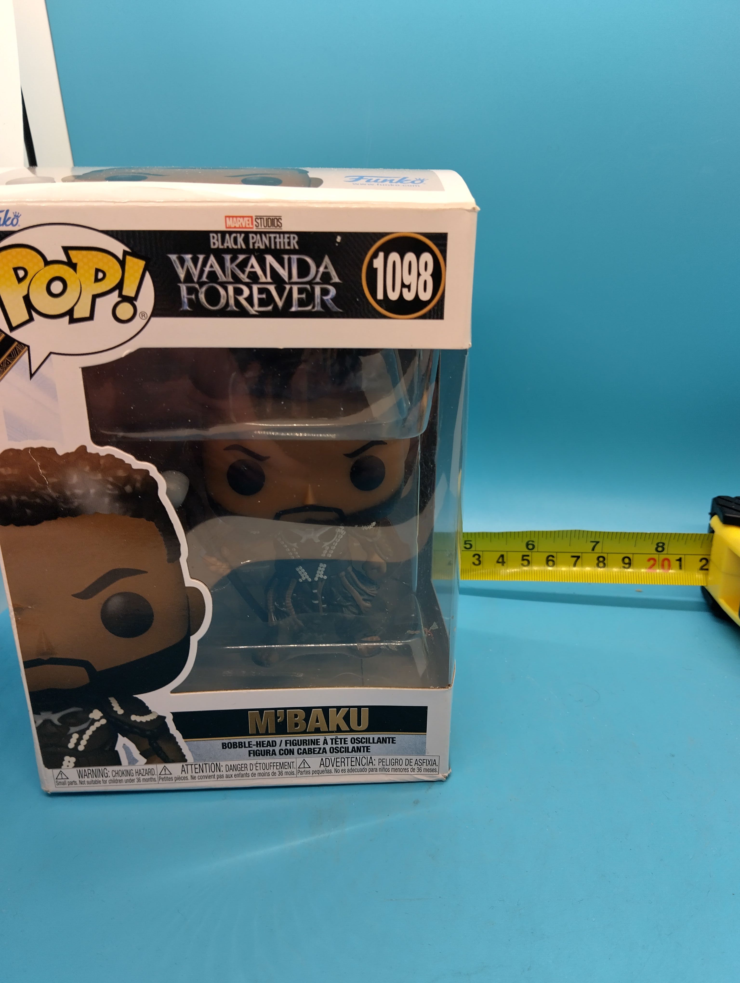 Funko Pop! Marvel Black Panther: Wakanda Forever M'Baku vinyl bobble-head figure number 1098