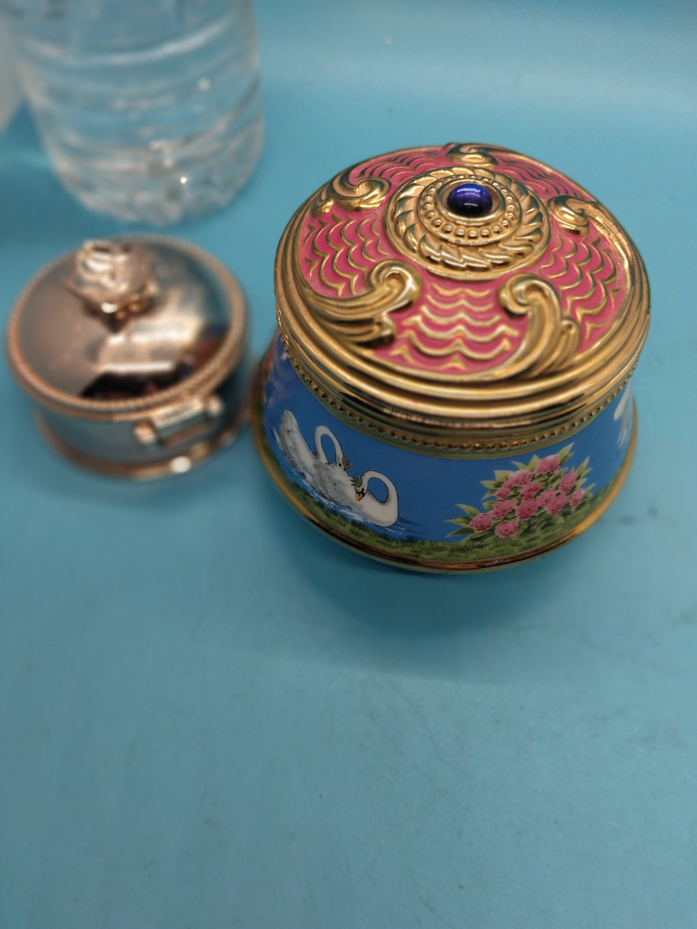 TWO VERY NICE Trinket Boxes ONE MUSICAL