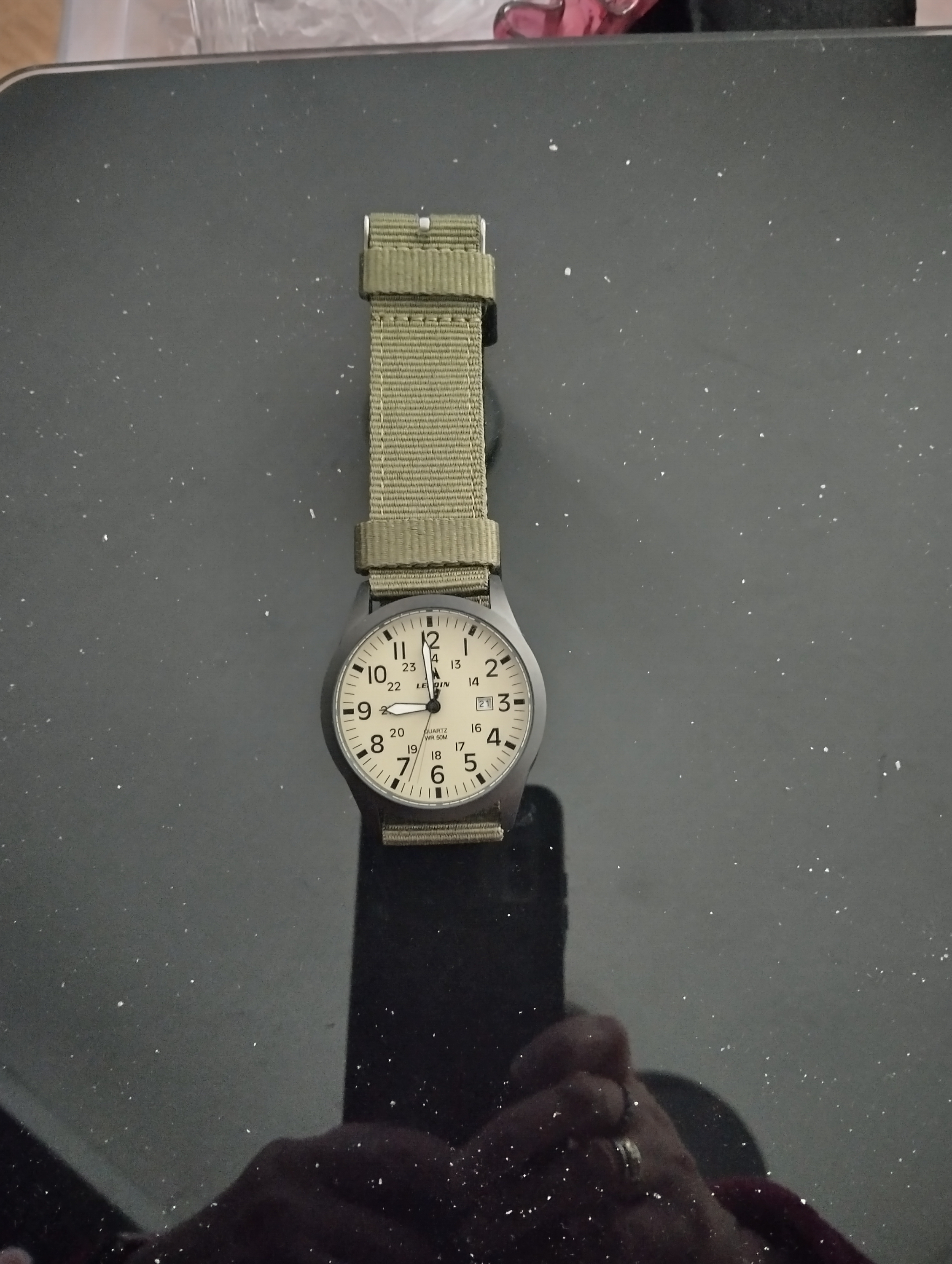 A Legion military-style quartz wristwatch