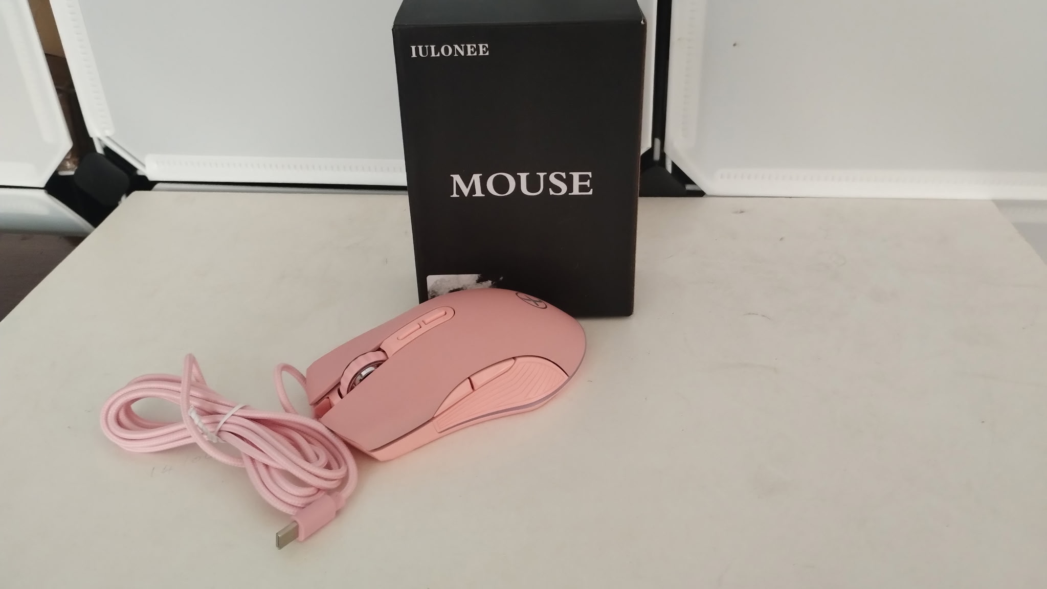 NEW BOXED PINK PC MOUSE