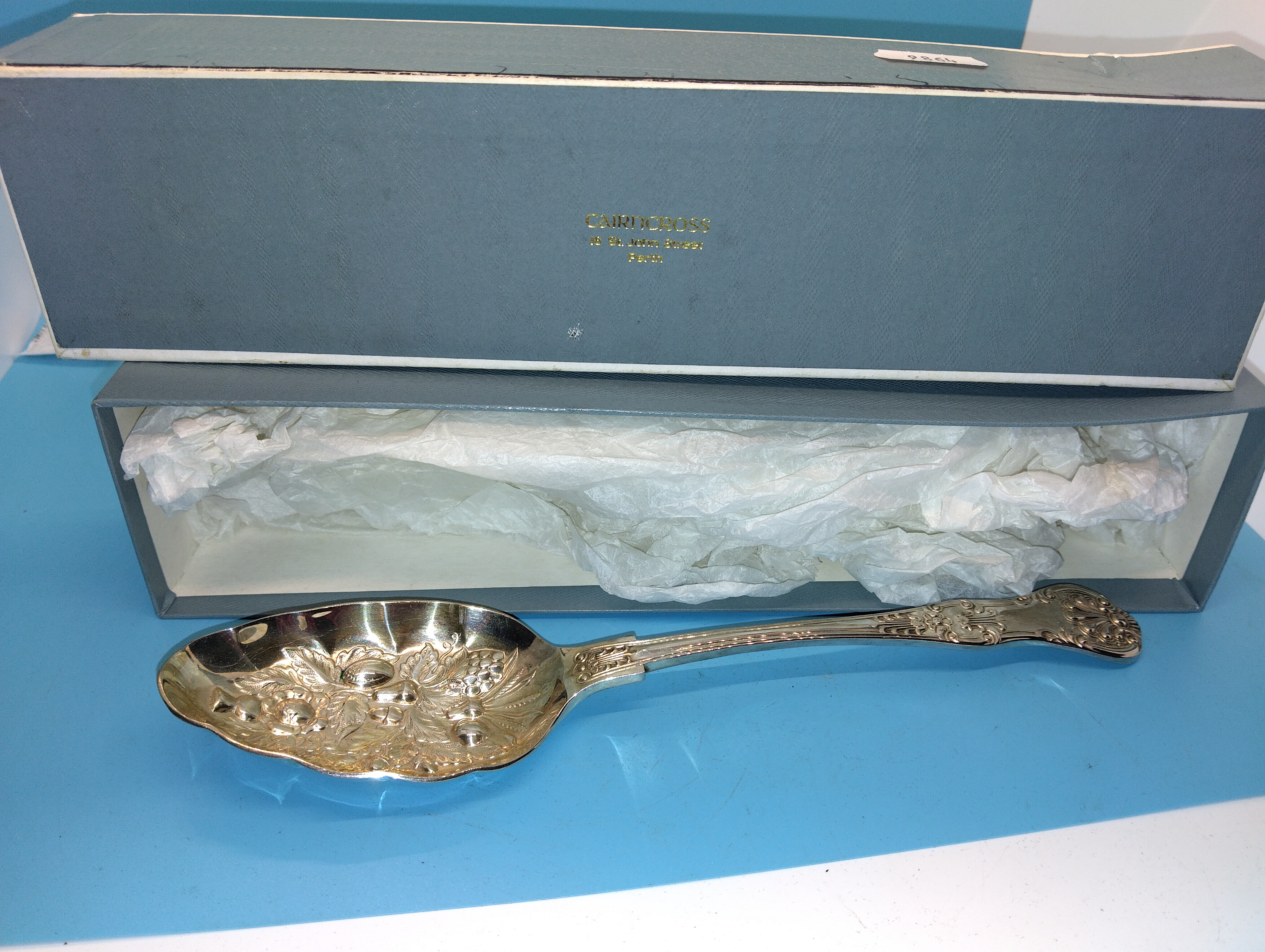 VERY NICE BOXED BERRY SPOON