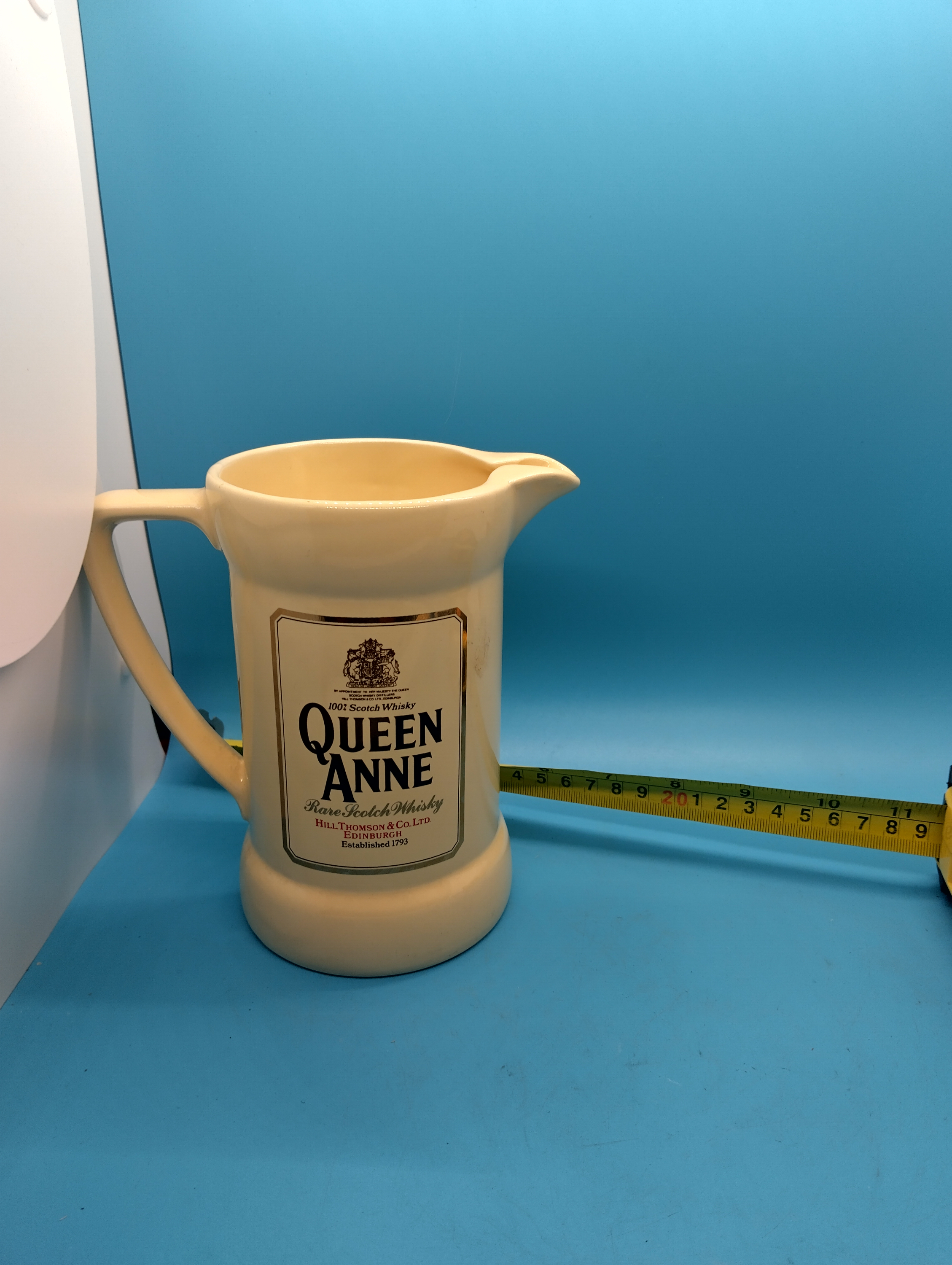 VERY GOOD WADE QUEEN ANNE Whisky Advertising Jug