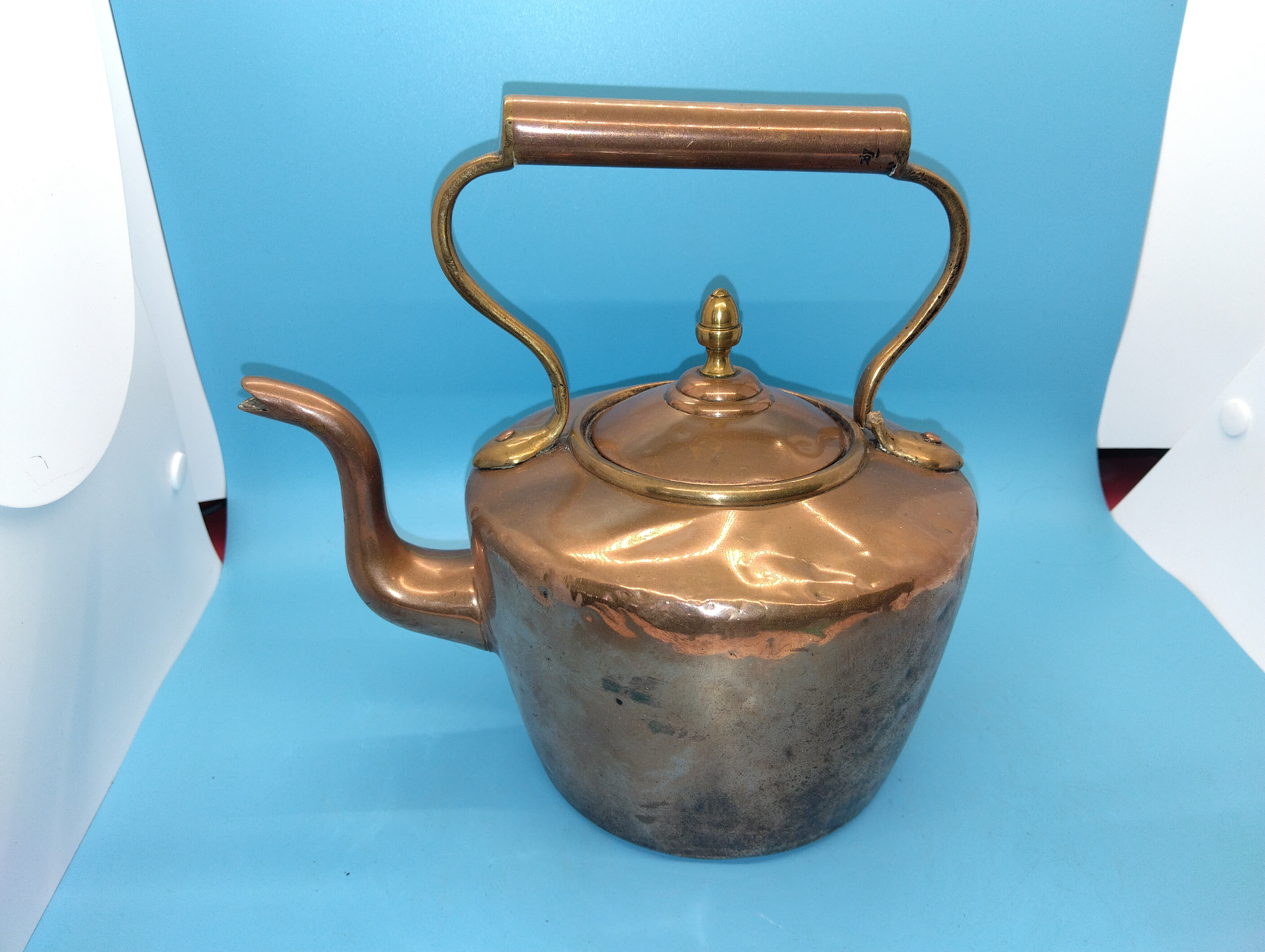 VERY NICE SMALL COPPER KETTLE