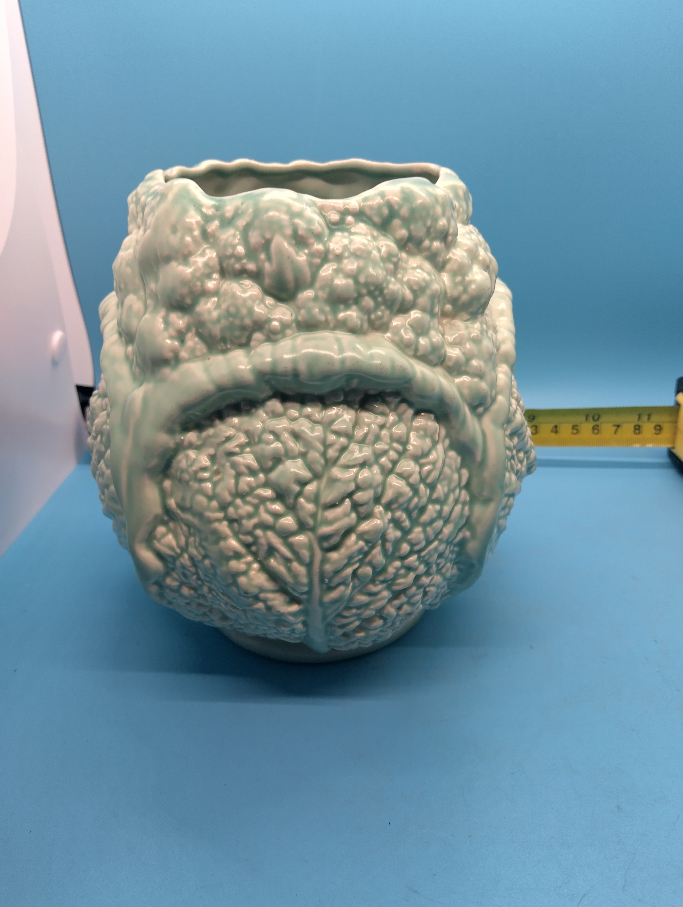 VERY NICE BURLEIGH WARE ART DECO CABBAGE LEAF VASE