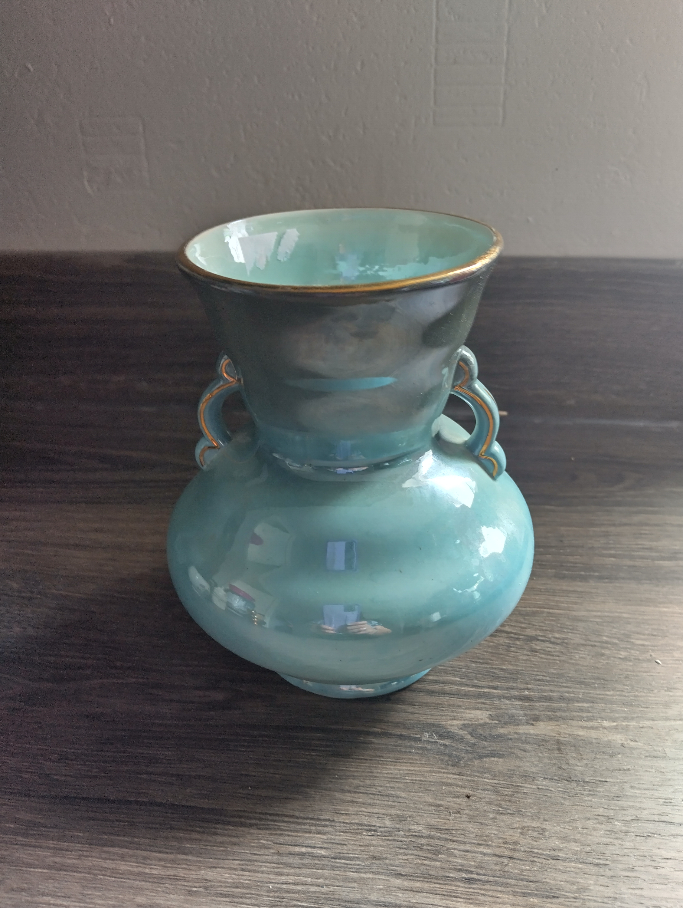 VERY NICE MALING LUSTRE DECO VASE 22Cm