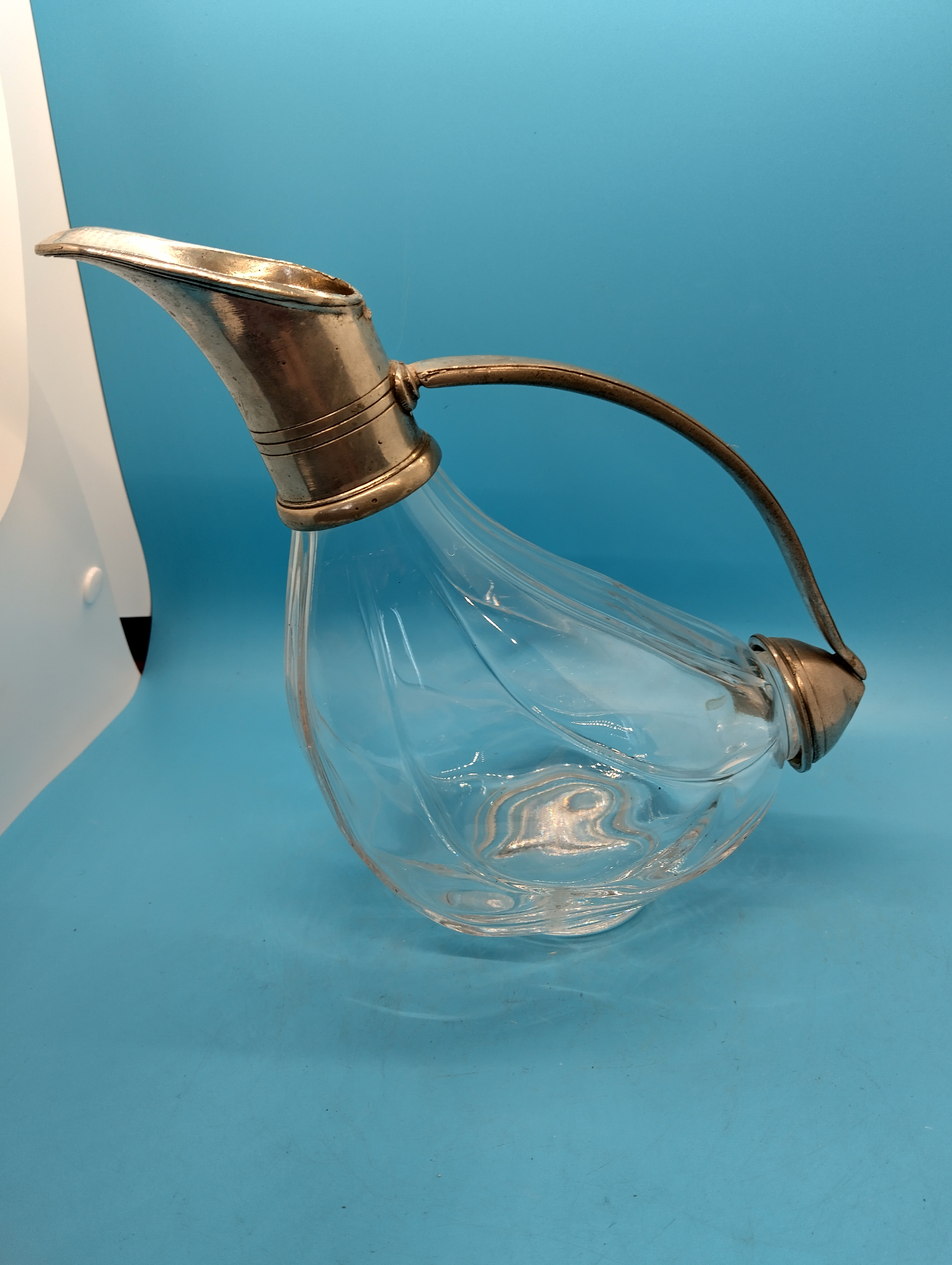 VERY NICE SWAN NECKED CARAFE