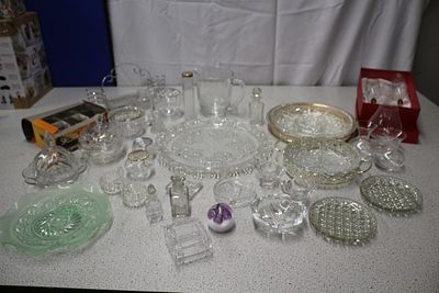 Lot 83 - A Collection of Glass Tableware | Golden Auctions