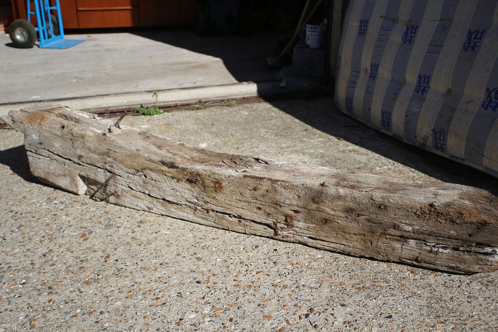Lot 158: Decorative Weathered Oak Beam