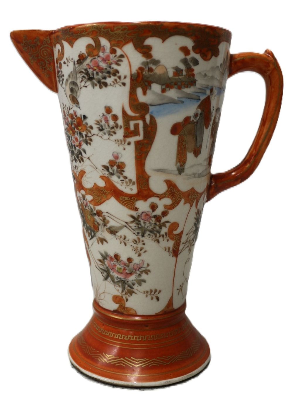 Lot 252: A Japanese Meiji Period Kutani Porcelain Chocolate Pot