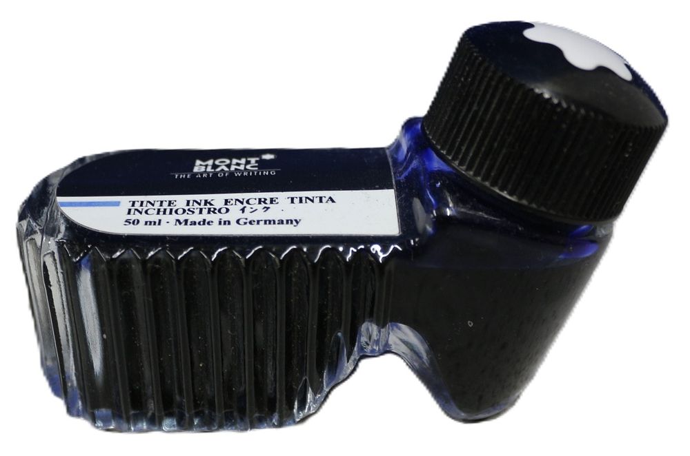 Lot 294: Full Montblanc 50ml Fountain Pen Ink Bottle, Made in West Germany