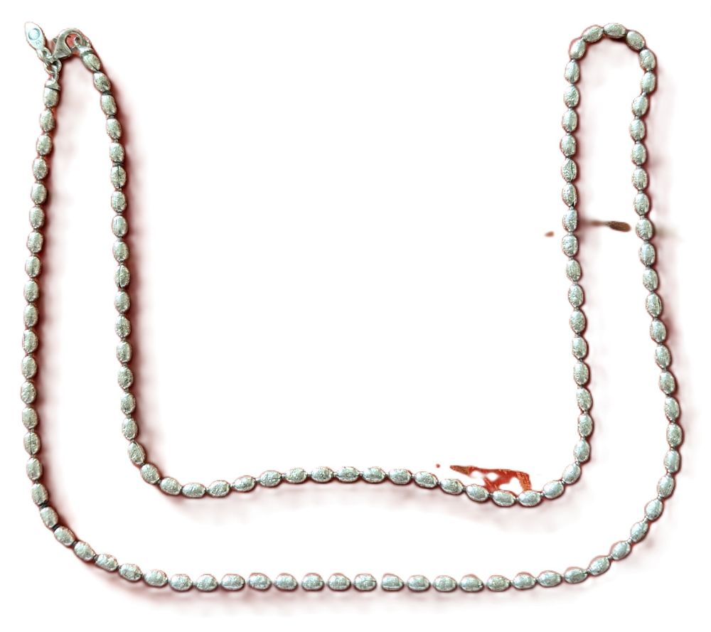 Lot 318: A Pandora Sterling Silver Beaded Necklace