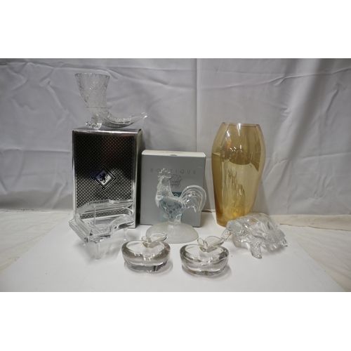 Lot 154: Assortment pf Glass inc Cristal D'Arques Cockerel