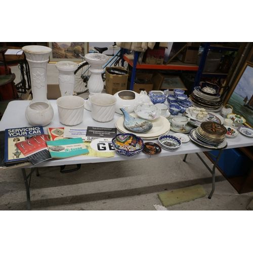 Lot 160: Large Mixed Lot inc Jardinières, Skoda Ephemera