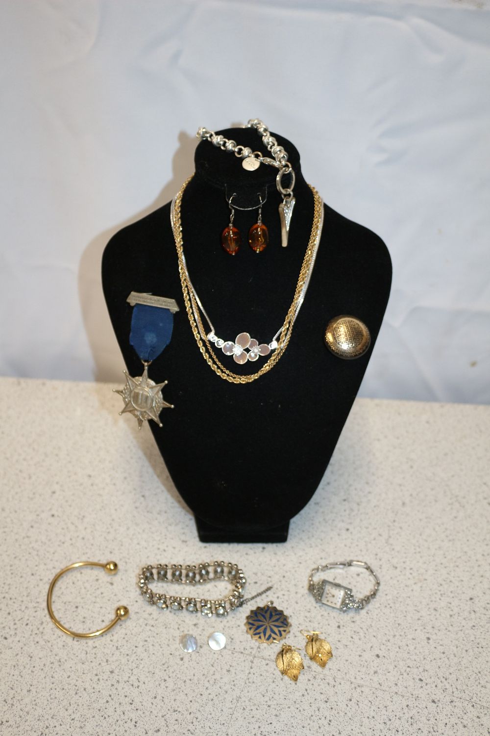 Lot 201: A Collection of Costume Jewellery including Pilgrim and Monique Oliver