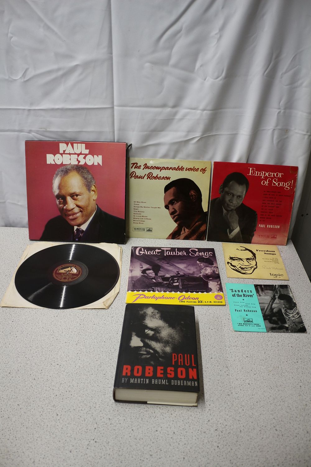 Lot 188: A Collection of Paul Robeson Records and Martin Duberman Biography