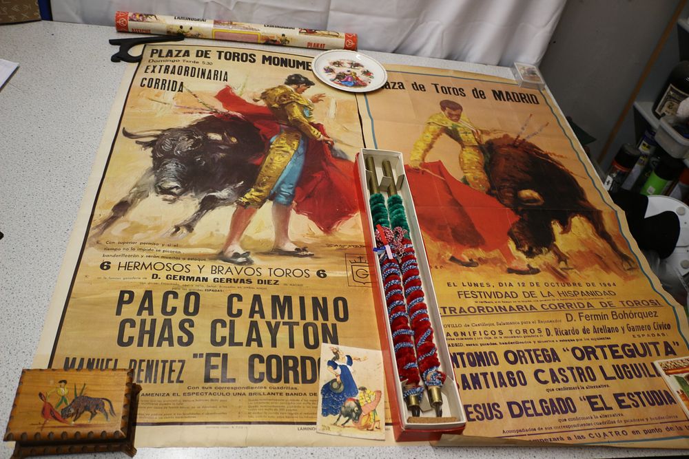 Lot 209: A Pair of Spanish Bullfighting Posters and Memorabilia