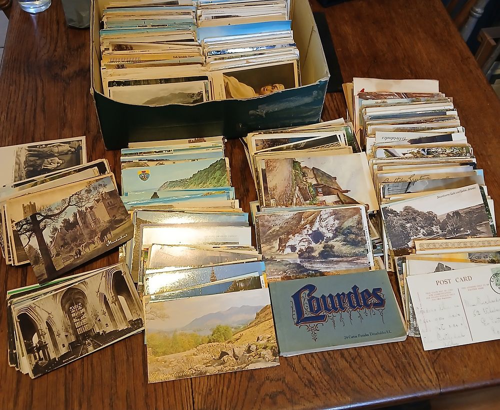 Lot 250: A Large Collection of Diverse Vintage Postcards