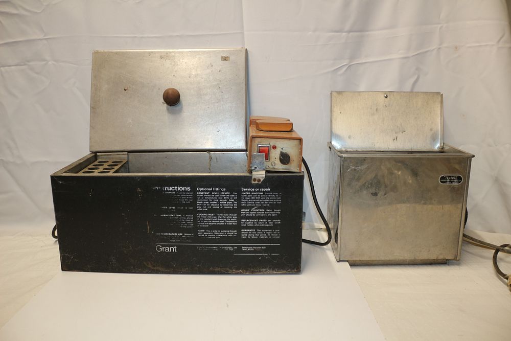 Lot 298: A Pair of Grant and Astoll Laboratory Water Baths