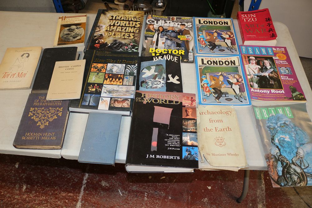 Lot 364: A Collection of Various Books and Magazines