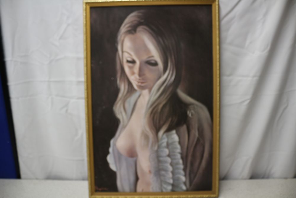 Lot 390: A Print of a Woman, Signed Vera Degrum