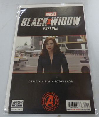Marvel Black Widow Prelude Comic Book Issue 1 of 2. A Marvel Black Widow Prelude comic book 